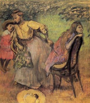 Edgar Degas : Madame Alexis Rouart and Her Children